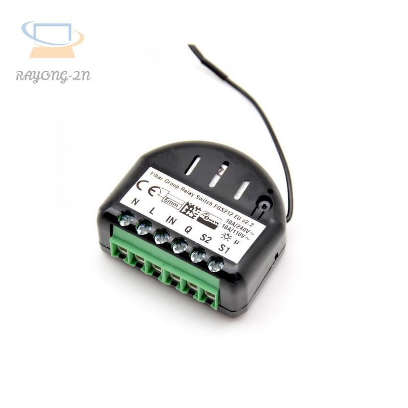 FIBARO Single Switch 2 อุปกรณ์รีเลย์ ใช้สำหรับเปิด - ปิดอุปกรณ์ไฟฟ้า ใช้กับโหลดได้ 1 จุด รองรับคลื่น
