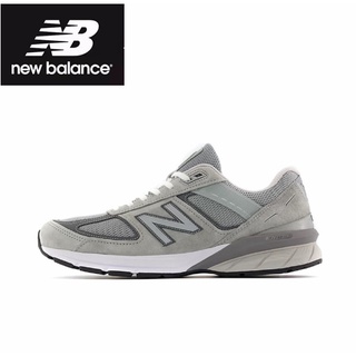 100% authentic New Balance 990 v5  Yuanzu gray sports shoes