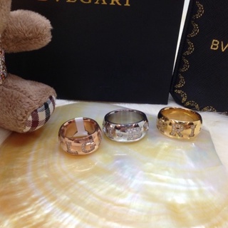 แหวน แหวนBvlgari แหวนStainlessแท้ เครื่องประดับ งานสวย