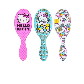 WET BRUSH แปรงหวีผมทรงรี รุ่นดีแทงค์เกิ้ล ลายฮัลโหล คิตตี้ ORIGINAL DETANGLER HELLO KITTY