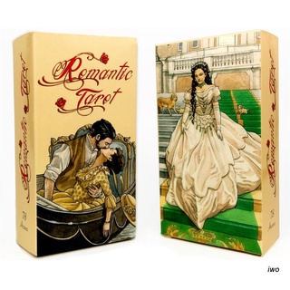 Iwo การ์ดเกม Romantic Tarot 78 แบบไก่ไก่สําหรับครอบครัว