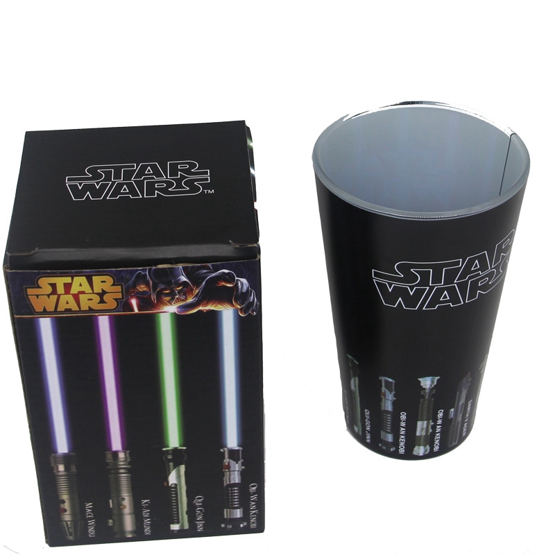 Star Wars Lightsaber Heat Reveal Glass Mug Color Change Creative Coffee Cup Sensitive Morphing ...