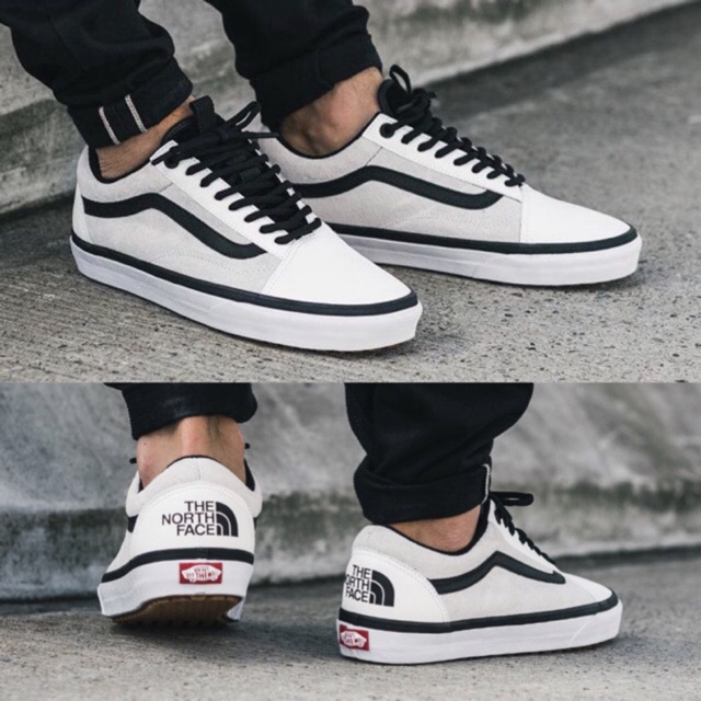 North face vans clearance white