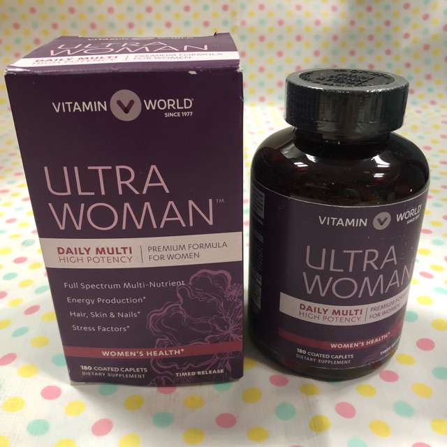 วิตามินรวม สำหรับ ผู้หญิง จาก  vitamin world 🇺🇸  หมดอายุ07/20 เหมากระปุกราคา450 บาท