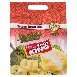 ฟรุ๊ตคิงทุเรียนอบกรอบ 180กรัม Fruit King Durian Chips 180g.