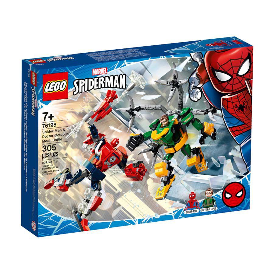 LEGO Spider-Man & Doctor Octopus Mech Battle 76198 | Shopee Thailand