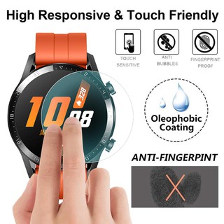 2Pcs  ฟิล์มกันรอยหน้าจอ Tpu สําหรับ Huawei Watch Gt 2 46 มม . / 42 มม .Huawei Watch GT2 46mm / 42mm Full Coverage Hydrogel Transparent Screen Protection Film