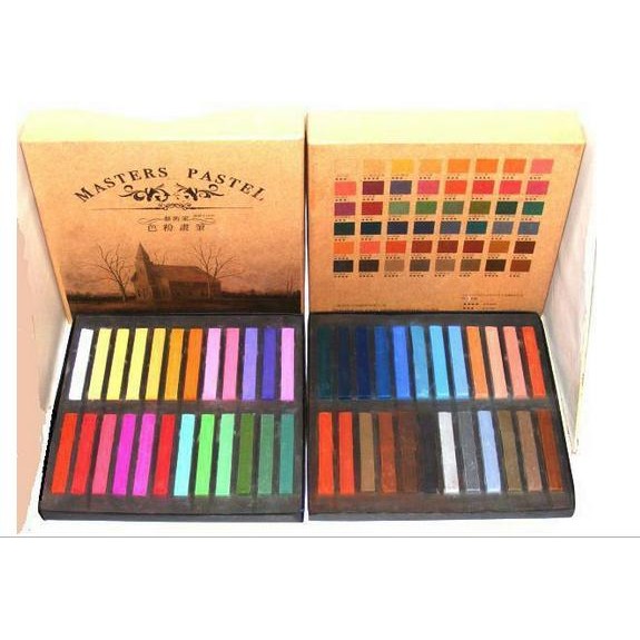 ชอล์กเปลี่ยนสีผม Master Pastel 48 สี 48 แท่งง ราคาถูกสุดๆ
