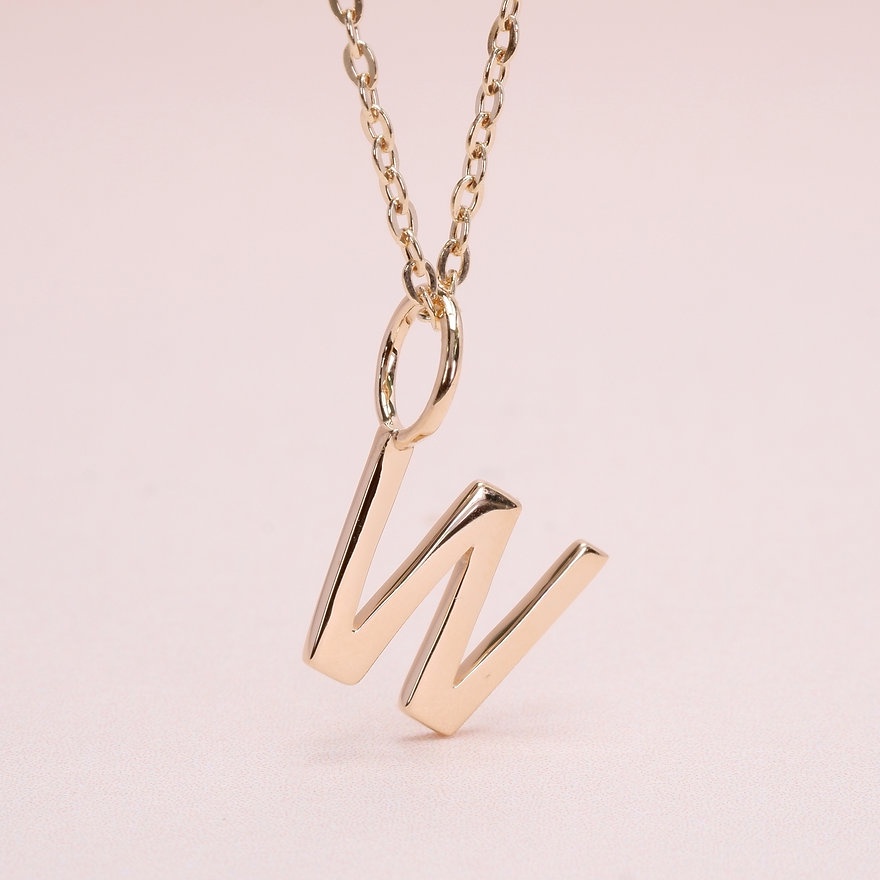 Grace Fine Jewelry จี้ทองแท้ 9K Alphabet (จี้อย่างเดียว)