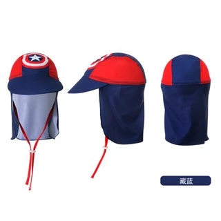 หมวกกันแดด Super Hero สำหรับเด็ก ใส่เล่นน้ำ กัน UV