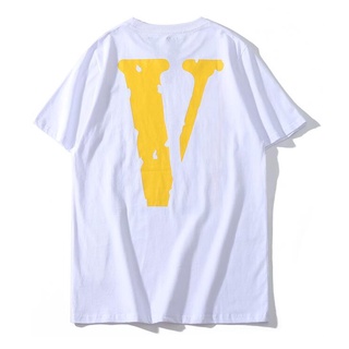 เสื้อยืดvlone Fashion printed cotton unisex T-shirt short sleeve