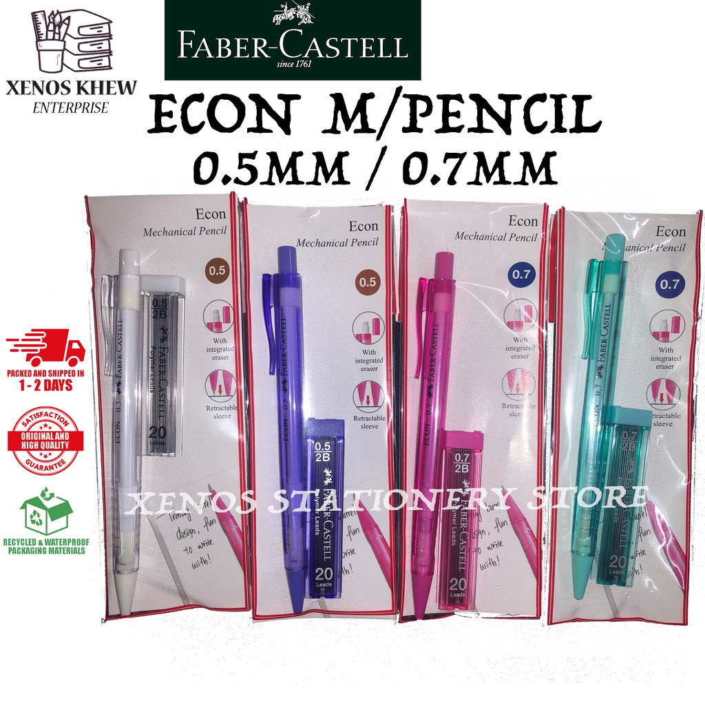 FABER CASTELL ECON MECHANICAL PENCIL / FABER-CASTELL ECON MECHANICAL PENCIL [ FREE LEAD ]