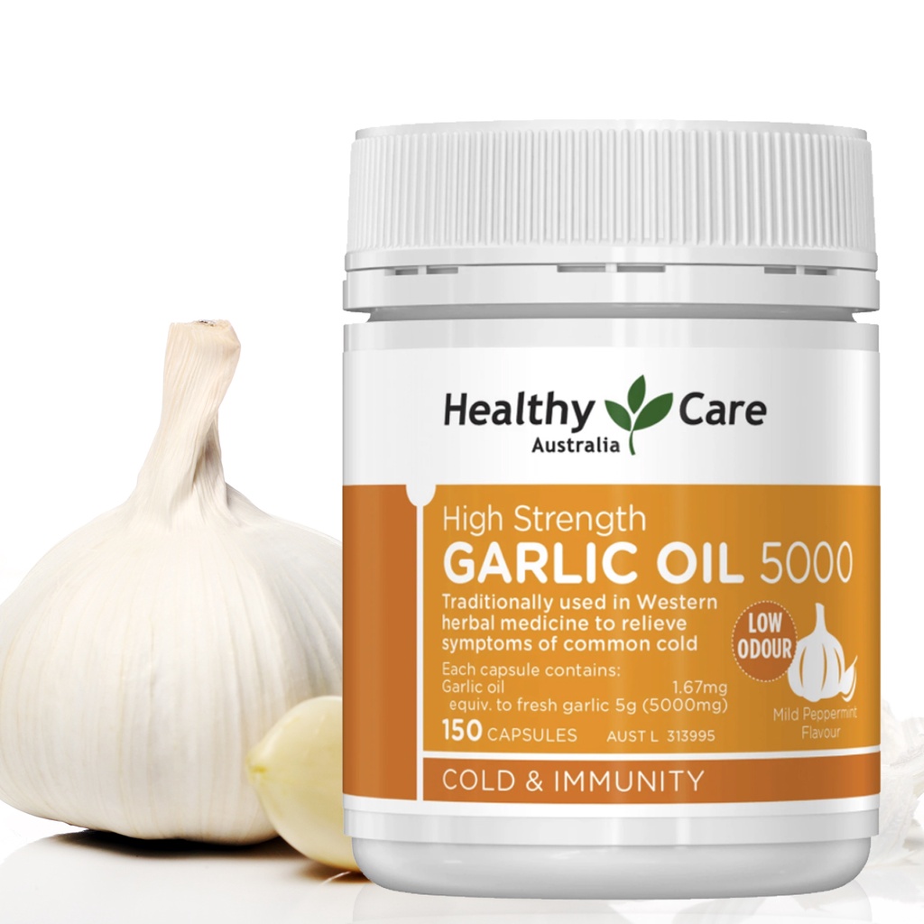 High Strength Garlic Oil 5000 150 Capsules Shopee Thailand