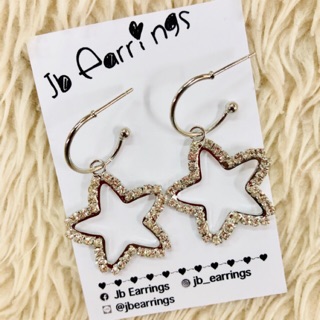 JB_Earring ต่างหูแฟชั่น ดาว Star earrings