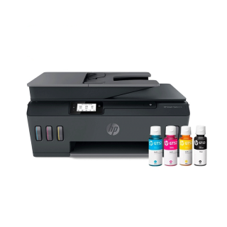 [ ส่งฟรี !! ] Printer HP New Tank Wireless 615 All in one ใช้หมึกรุ่น HP GT53 (BK), GT52 (C/Y/M) รับประกันศูนย์