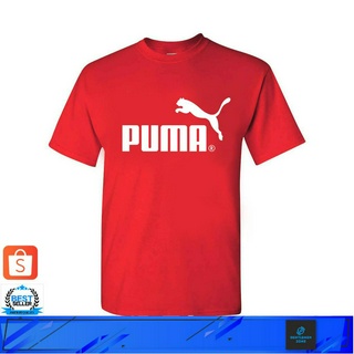 PUMA เสื้อยืดพูม่า เสื้อยืดแฟชั่น เสื้อคอกลม สวมใส่ได้ทั้งหญิงและชาย ผ้าคอตตอลหนานุ่ม  100% สวมใส่ได้ทั้งผู้หญิงและชาย