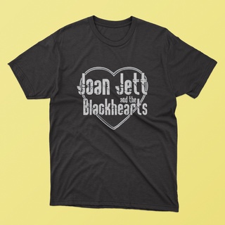 [COD]เสื้อยืด พิมพ์ลายโลโก้ Joan Jett And The Blackhearts สีดําS-5XL