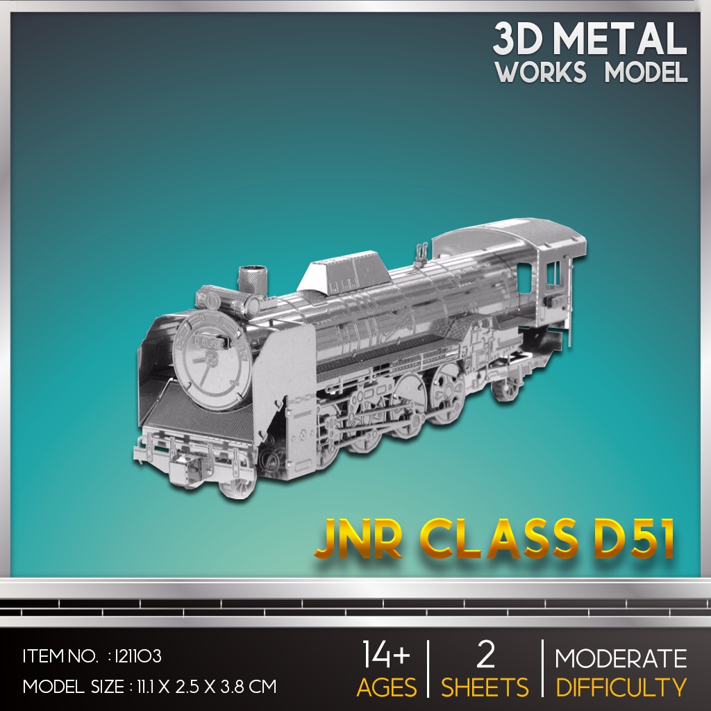 Model Stainless JNR Class D51 I21103