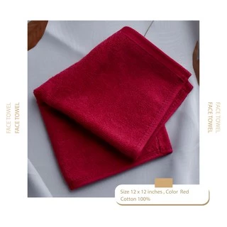 🔥Hot item🔥 ผ้าขนหนูเช็ดหน้า ผ้าเช็ดหน้า ผ้าเช็ดมือ 1.5 ปอนด์ 12x12 Cotton 100% ✅ เกรดเดียวกับที่ผลิตให้กับโรงเเรมชั้นนำ