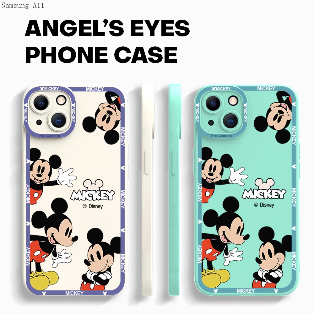 Samsung Galaxy A11 A12 A31 A32 A42 A51 A71 4G 5G เคสซัมซุง สำหรับ Case Cartoon Mouse เคสโทรศัพท์ Silicone Cases Thicken