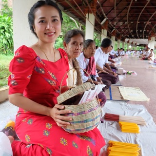 ชุดเซตผ้าฝ้ายงานปัก ตัดได้ทั้งชุด