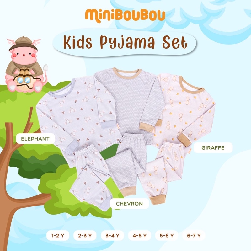 Miniboubou Long Pyjama ขนาดใหญ่