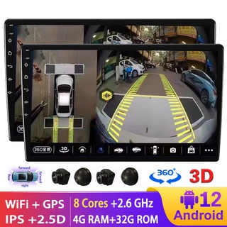 [Octa Core 4G+32G IPS ] เครื่องเล่นมัลติมีเดีย Wifi GPS 9 นิ้ว 10 นิ้ว บลูทูธ MP5 พร้อม 3D 360 สําหรับรถยนต์° กล้องพาโนรามา