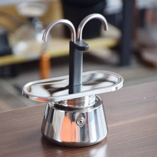 Moka Pot หม้อต้มกาแฟ แบบหลอดคู่ Espresso Maker กาแฟ  ชงกาแฟกาต้มน้ำกาแฟ Moka Pot หม้อต้มกาแฟ กาต้มกาแฟ✨พร้อมส่ง✨