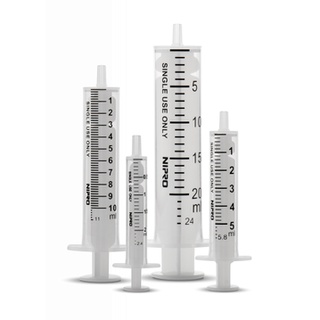 กระบอกฉีดยา (ไม่มีเข็ม) Disposable Syringe ยี่ห้อ NIPRO