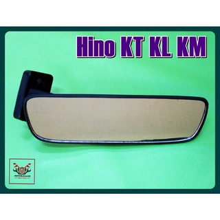 HINO KT KL KM year 2002-2016 REAR MIRROR "BLACK" SET // กระจกในเก๋ง กระจกมองหลัง สีดำ สินค้าคุณภาพดี