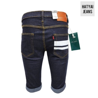 กางเกงขาสั้นยีนส์ ผ้ายืด R187 Micro Jeans (Size.28-42)​