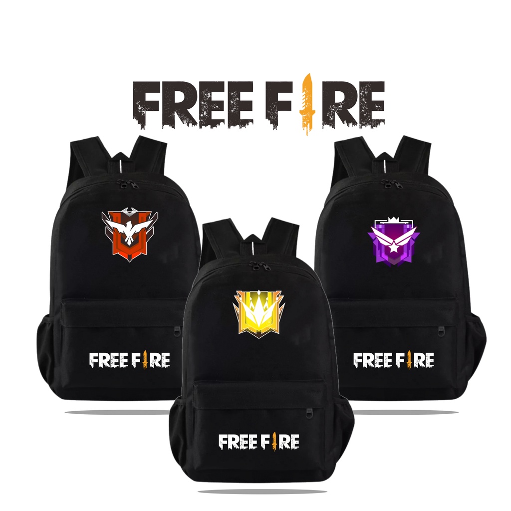 PVJ FF Bag for Boys Elementary School Free Fire Games