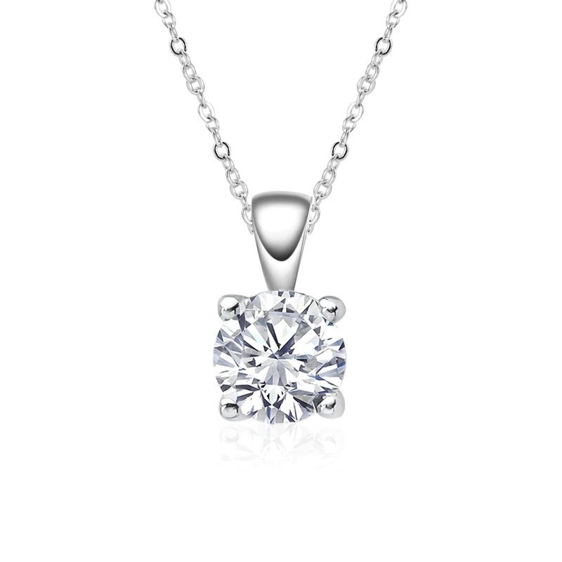 silver necklace gemstone fine jewelry