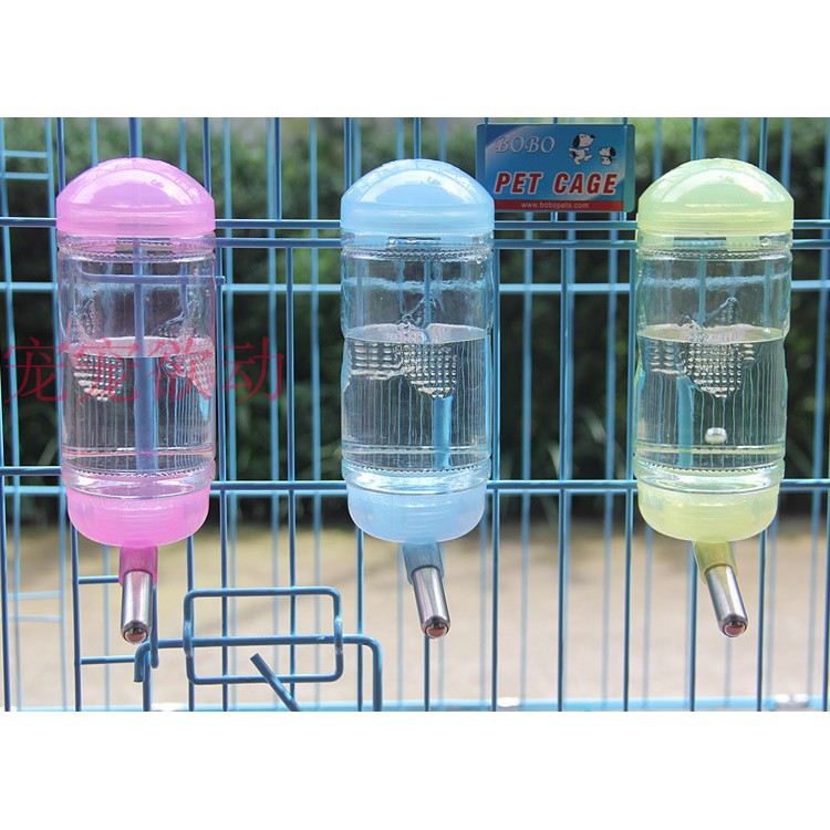 MI ที่ให้น้ำสัตว์เลี้ยง ขนาดเดินทางอัตโนมัติน้ำดื่มสำหรับสัตว์เลี้ยงเครื่องป้อนน้ำ 350 ml