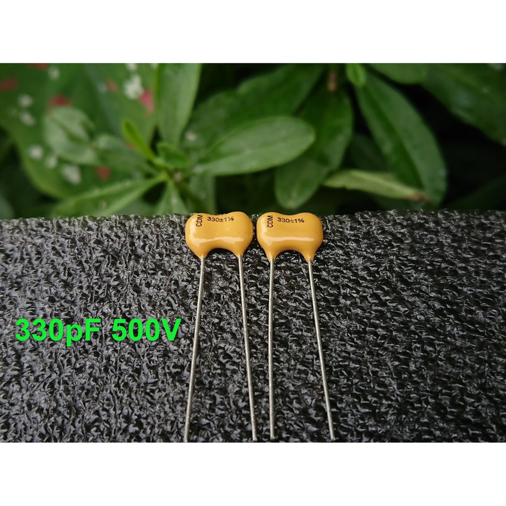 330pF 500V 1% Silver Mica CDM Capacitor (5.9mm)