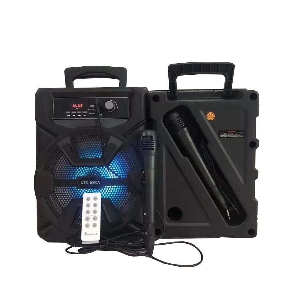 ที่หนึ่งแห่งพลังเสียง ลำโพงบลูทูธไร้สาย KTS-1090 ลำโพงพกพาคาราโอเกะ มีหูหิ้วพกพาสะดวก ให้คุณเพลิดเพลินไปกับเสียงเพลง