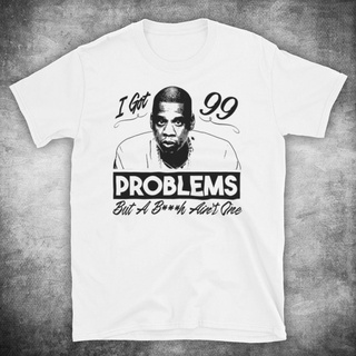 เสื้อยืด พิมพ์ลาย Jay Z 99 Problems Iconic American Rapper สไตล์ฮิปฮอป สําหรับผู้ชาย