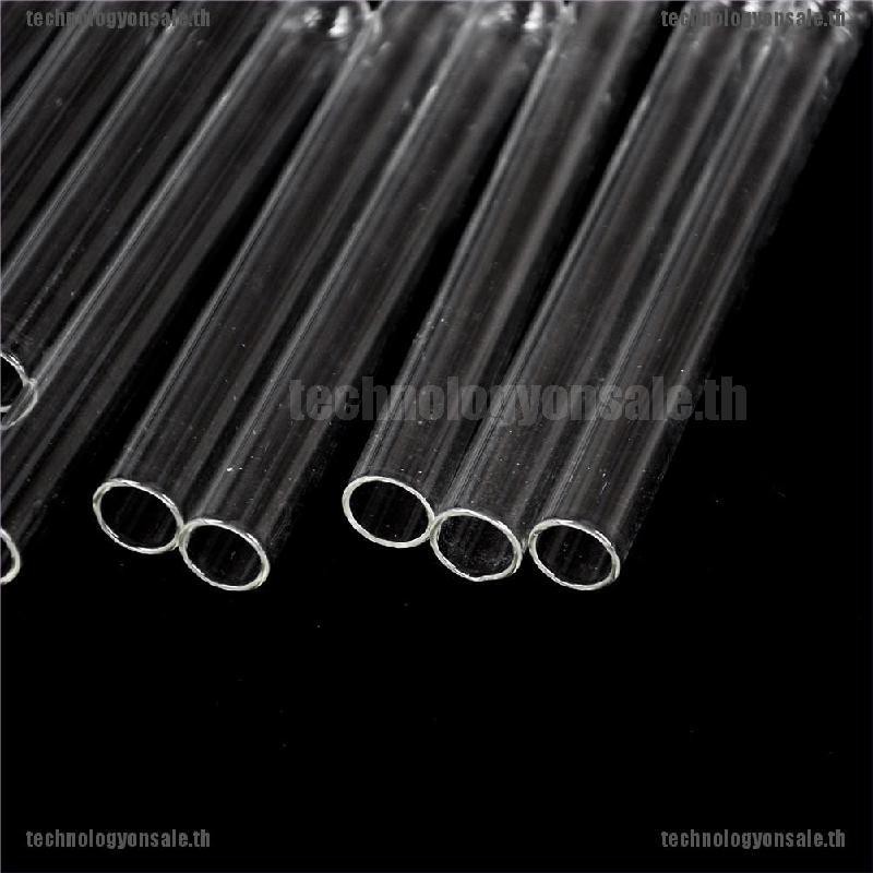 TNS 10Pcs 100 mm Pyrex Glass Blowing Tubes 4 Inch Long Thick Wall Test ...