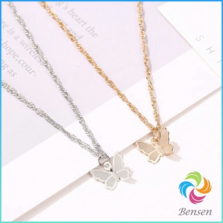 Bensen สร้อยคอจี้ผีเสื้อ  สร้อยคอสไตล์เกาหลี สร้อยคอแฟชั่น necklace