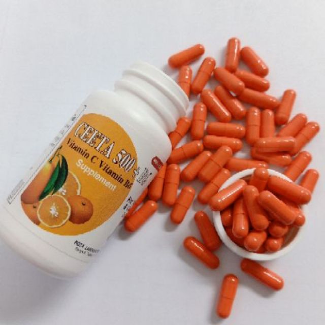 CEETA 500+B6  (วิตามินซี +วิตามิน บี6) 90 capsules