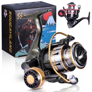 Sougayilang Spinning Fishing Reel 5.2:1 Gear Ratio Max Drag 12LB Outdoor Fishing Tackle