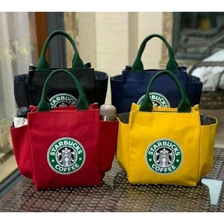 **พร้อมส่ง**กระเป๋าผ้าสตาบัค Starbucks