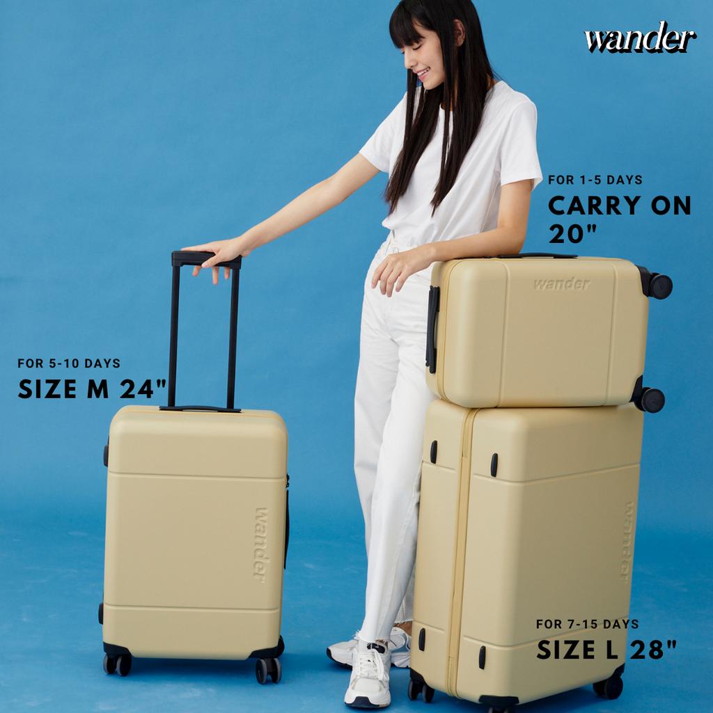 กระเป๋าเดินทาง Wander ล้อลื่นที่สุด ถือขึ้นเครื่องบินได้ | Wander Carry On Luggage 20 นิ้ว