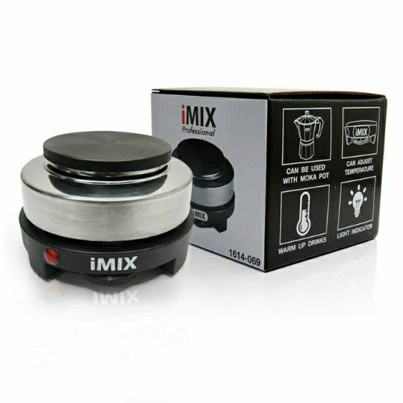 (ของแท้)iMix เตาต้มกาแฟ Moka Pot มินิ ฮีตเตอร์ 500 วัตต์ สามารถปรับได้ 5 ระดับ