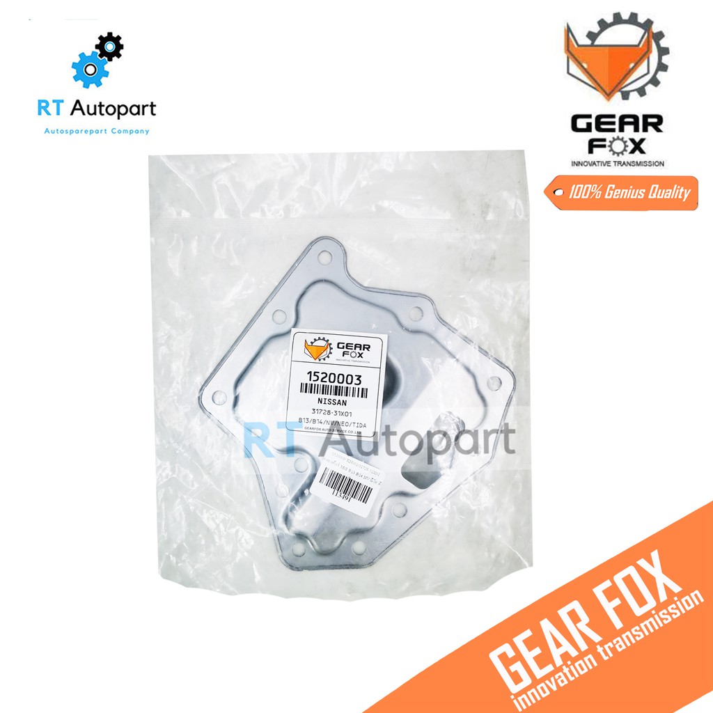 Gearfox กรองเกียร์ ออโต้ Nissan Neo Tiida 1.6 B13 B14 / กรองเกียร์ ปะเก็นเกียร์ ปะเก็นแครงเกียร์ / 31728-31X01 / 1520003