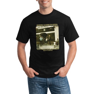 เสื้อยืดลําลอง แขนสั้น พิมพ์ลาย Creedence Clearwater Revival Poor สําหรับผู้ชาย