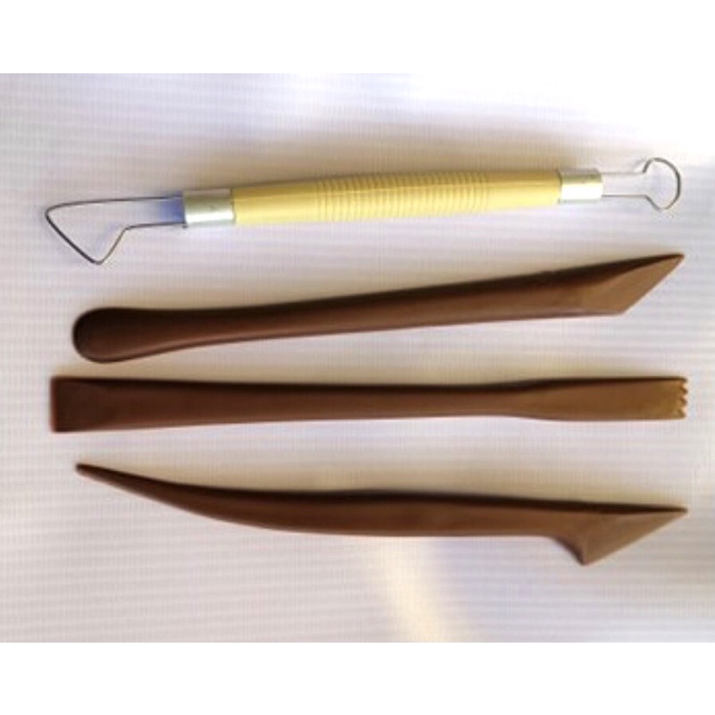 Clay tool set อุปกรณ์ปั้นดินน้ำมัน สง่ามะยุระ ชุด 4 ชิ้น   จำนวน 1 ชุด - รูปที่ 3