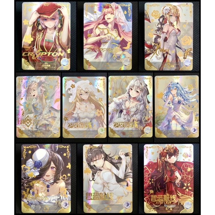 PR•03New·Wedding Series‍♀️Wedding SeriesAnime Waifu Collection Cards Goddess Story Collection Card（Fate，CrytonHatsune，Ka