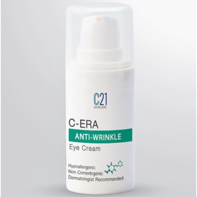 C21 C-era Anti-Wrinkle Eye Cream 15 ml. ครีมลดเลือนริ้วรอย ใต้ตา
