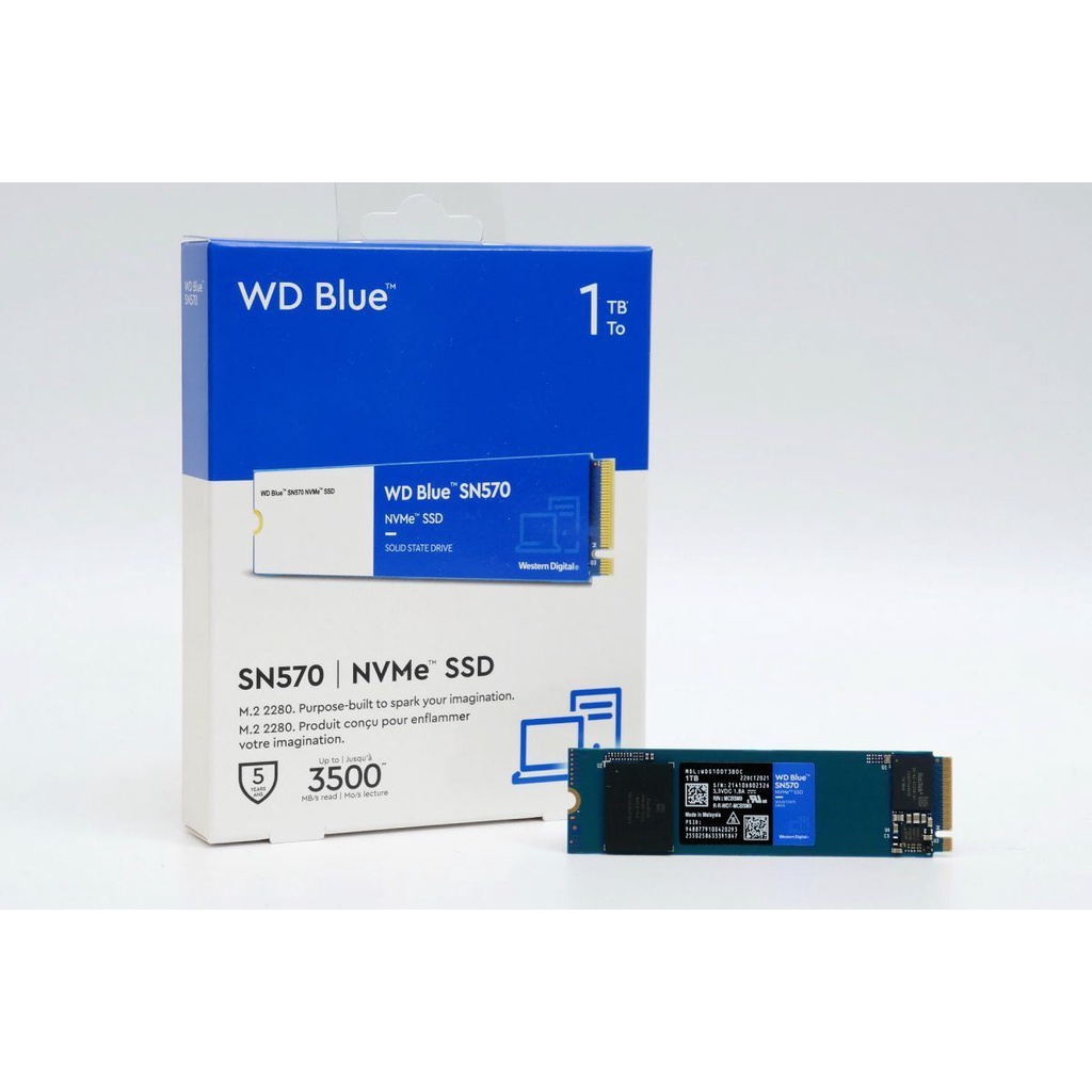 WD BLUE SN570 (WDS100T3B0C) NVMe 1 TB SSD